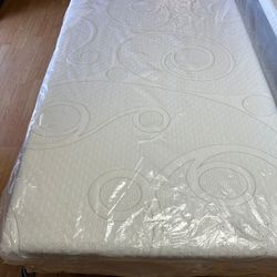 Twin Size White Memory Foam