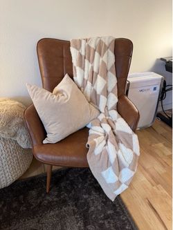 Mid Century Modern Brown Accent Chair - Like New