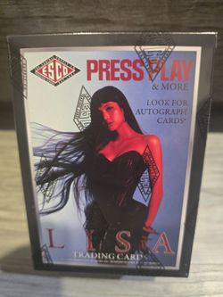 LOT OF 4 ESCO x LISA Trading Card Blaster Boxes - SEALED BRAND NEW Blackpink