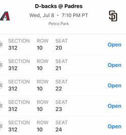 Padres vs Arizona
