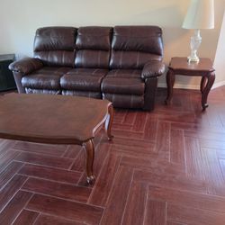 Sofa With End Loungers And Tables