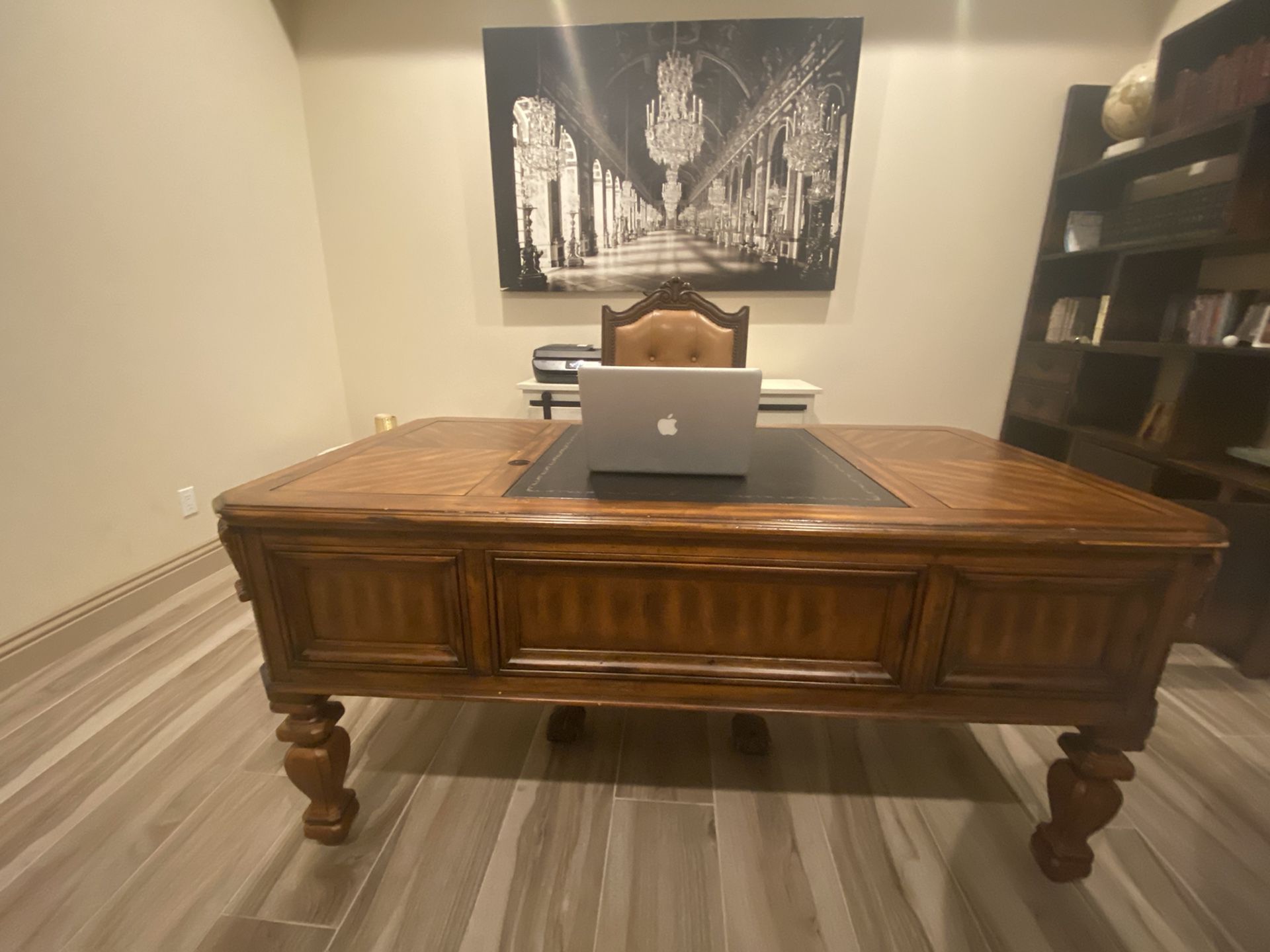 Traditional home office desk