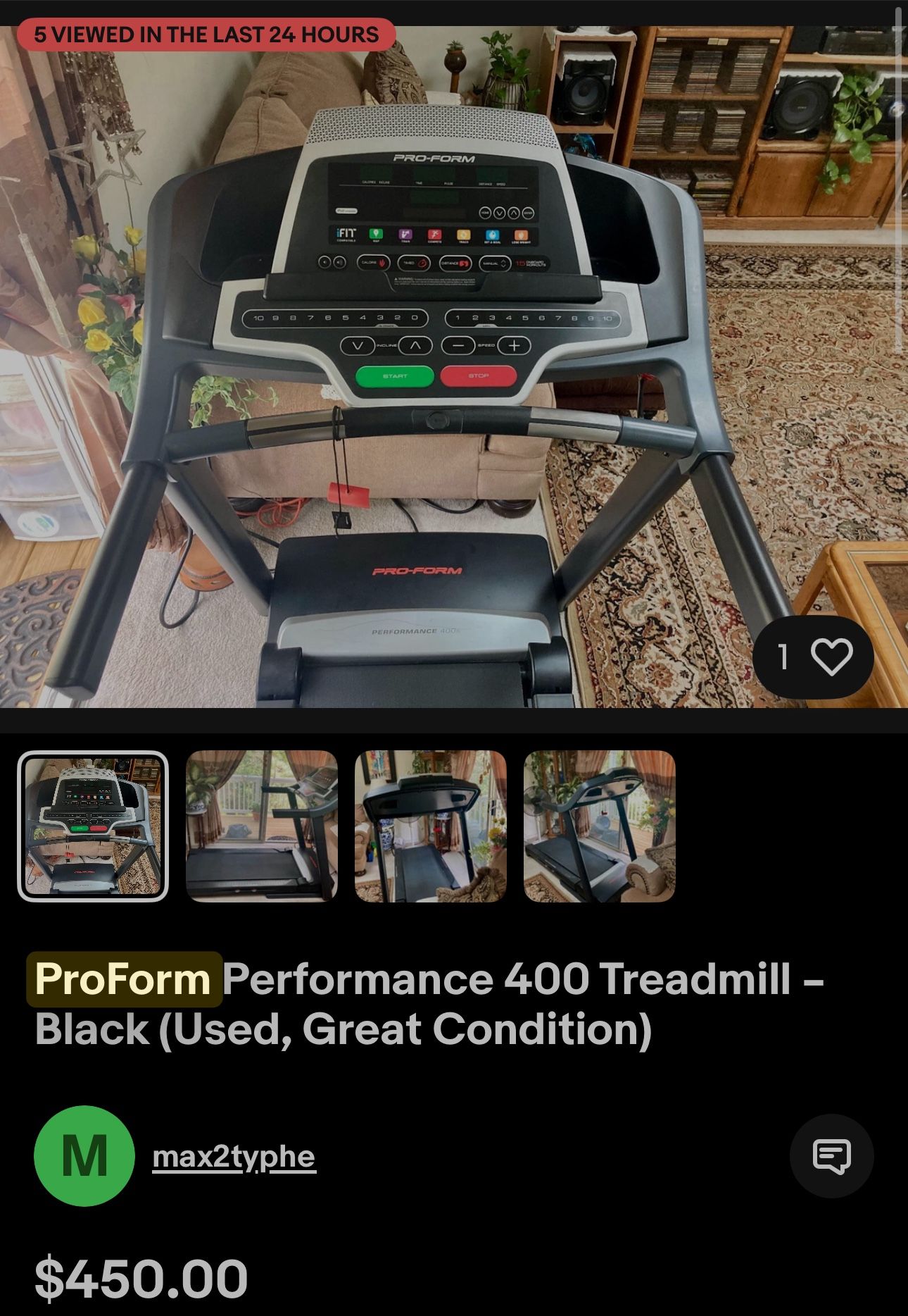 Pro Form Tredmill