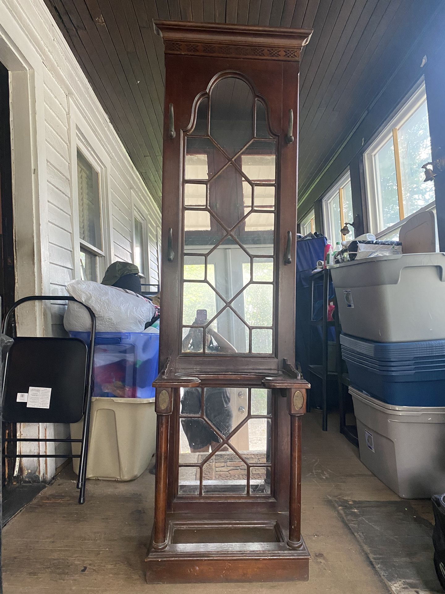 Mirror Hat Rack ( Antique)