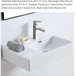 Wall mounted Sink 