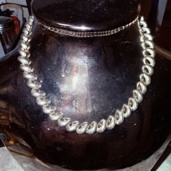 Cadena Horda Plata Antigua 925