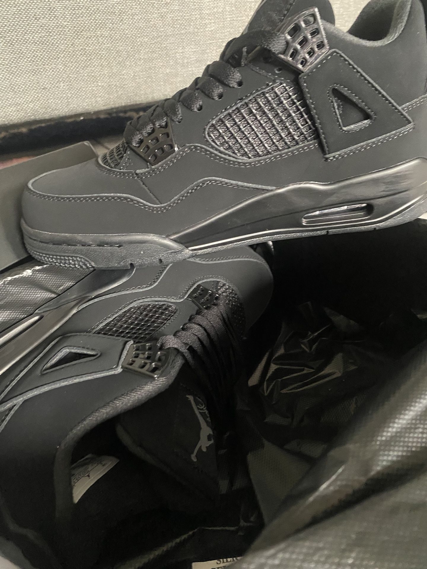 BLACK CAT JORDAN 4s BRAND NEW 