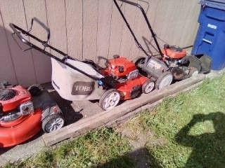 Mowers For Sale 1/2off!