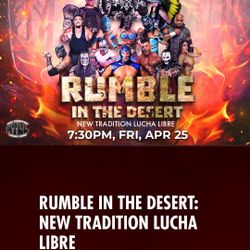 Rumble In The Desert@ Fantasy Springs Casino 