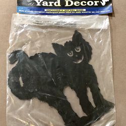 Vintage Fright Factory Halloween “Black Cat Yard Decor”
