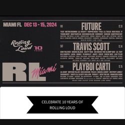 Rolling Loud Tickets Available 
