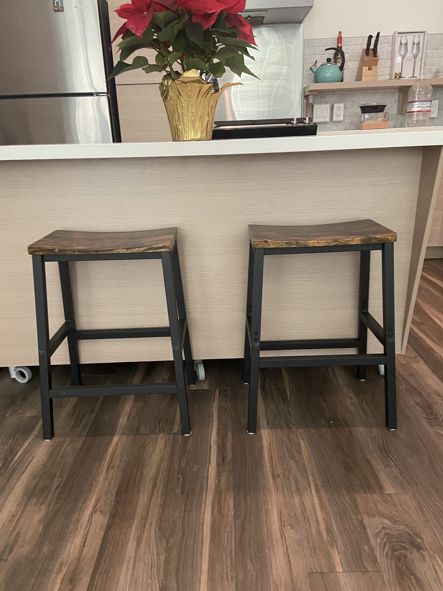 Rustic Brown Bar stools