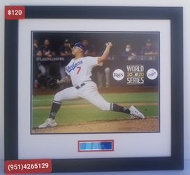 Dodgers & lakers pictures frames