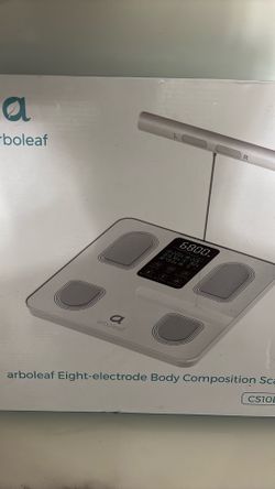 arboleaf Escala Inteligente de 8 Electrodos, Analizador de Grasa Corporal de Alta Precisi...