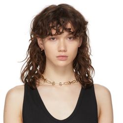 Justine Clenquet Gold plated necklace