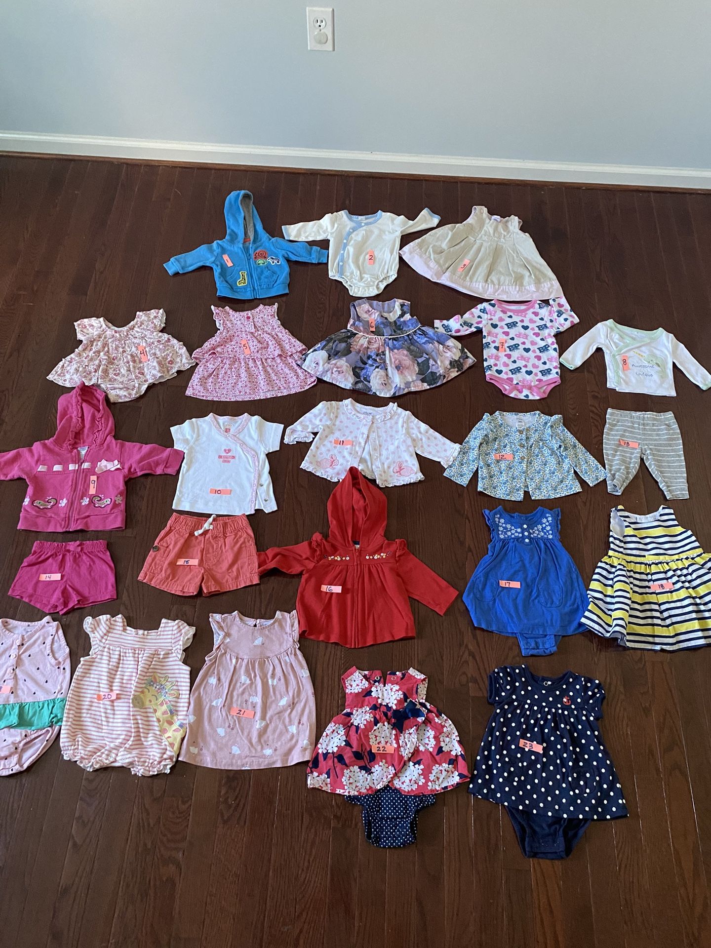 6 for $15 SALE Assorted Baby Clothing Sizes 0-3