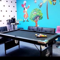 Foldable Life-Size Pool Table for Sale