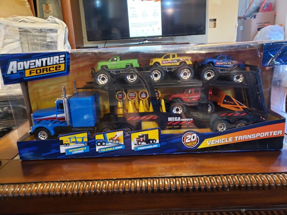 Adventure force semi truck toy