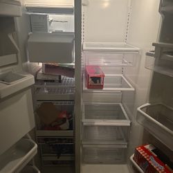 Large Whirlpool Fridge - Works Perfectly - Perfect Garage Fridge