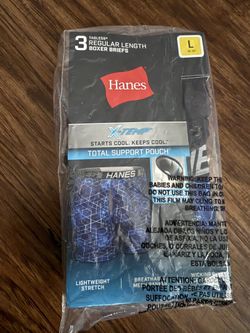 Hanes X-Temp Regular Length Boxer Briefs (3pk) Size L(36-38) $15 Store value $25.