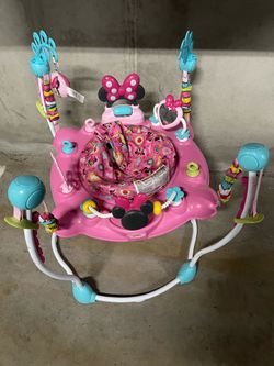 Bright Starts Disney Baby MINNIE MOUSE PeekABoo Baby Activity Center Jumper