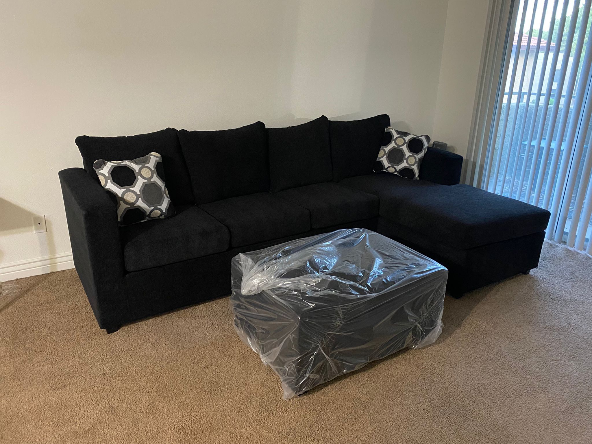 All Black Sectional Brand New ¡¡NOW IN STOCK!!