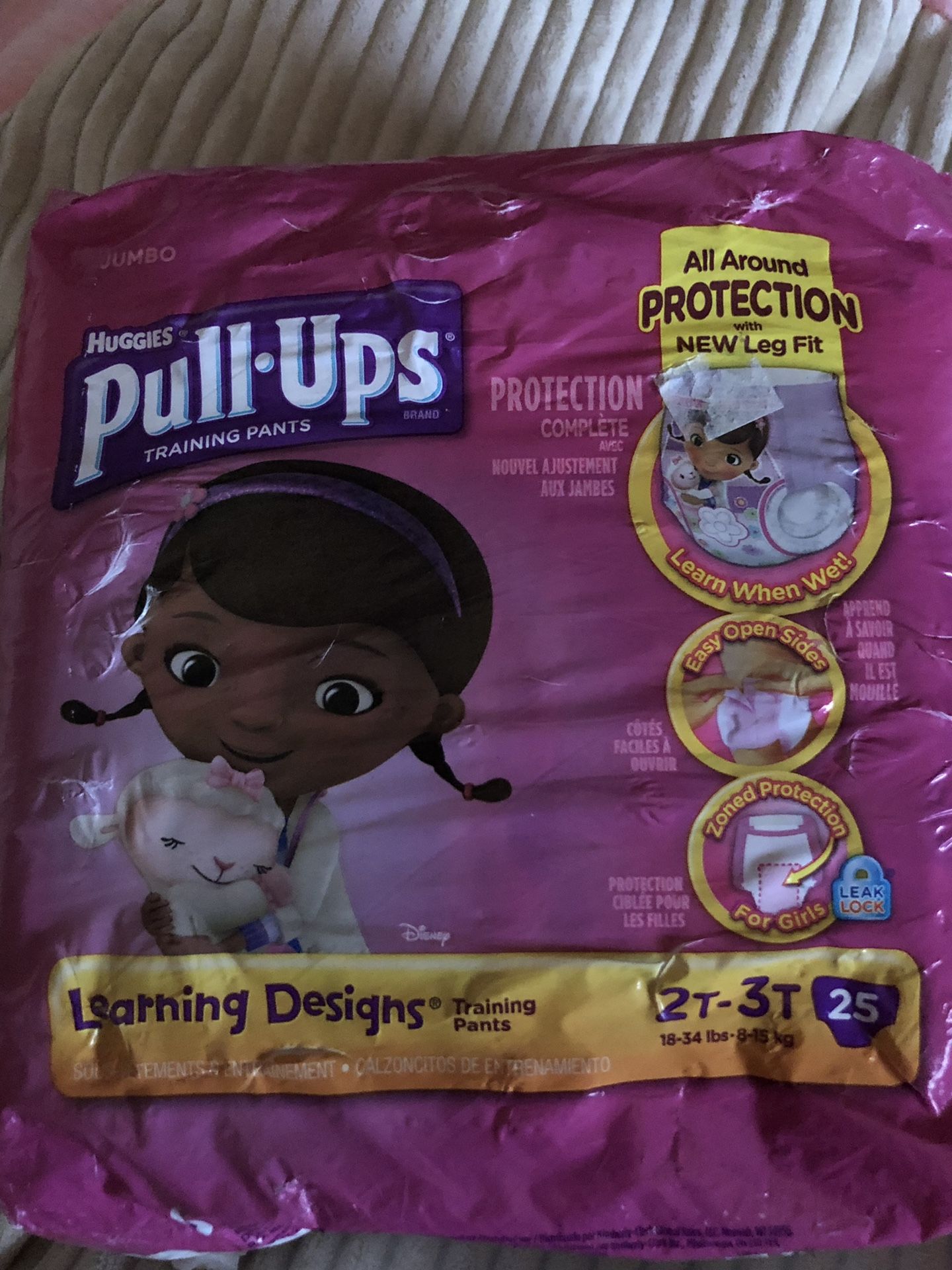 Huggies pull ups 2t-3t