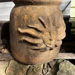 14” Clay Flower Pot.  S.W.Arl