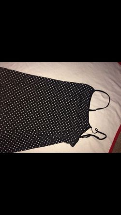 Size xs female Polk a dot spaghetti strap