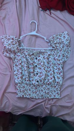 Flower crop top