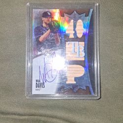 2010 Topps Triple Threads Rising Stars /99 Wade Davis #164 Rookie Auto RC