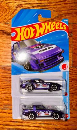 Hot Wheels Mazda RX-7 Die-Cast Cars (2-Pack)