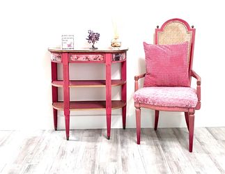 Table Console & Vintage Style Cane-Back Armchairo 💕Please Read Description💕Available