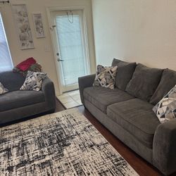 Sofa Bed and Loveseat Set