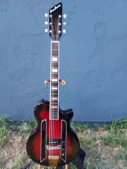 Vintage Airline guitar with P90 pickup