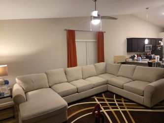 Sectional Sofa with tables