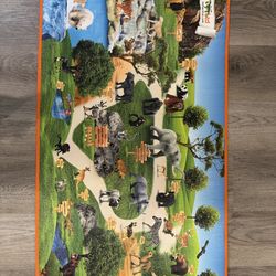 Safari Ltd. Wildlife Playmat for Toy Figurines (24x46)