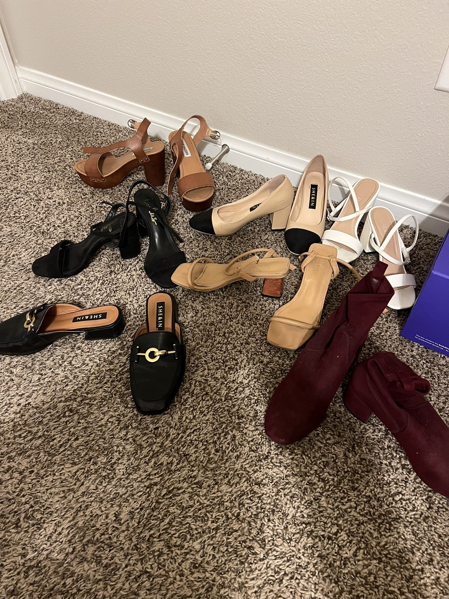 Heels 5.5 Steve Madden, Lulus And More - Very Good Condition