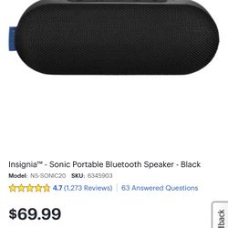 Bluetooth Speaker $50