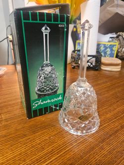 Shamrock Crystal Bell European Collection