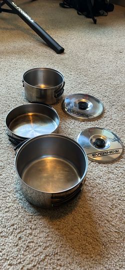 Evernew stainless steel cook set