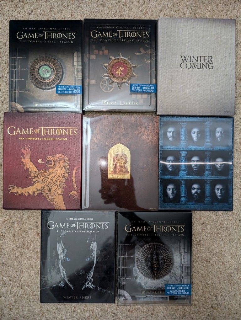 Game Of Thrones Blu Ray Complete Series Collection