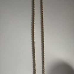 14k Gold Plated Rope Chain