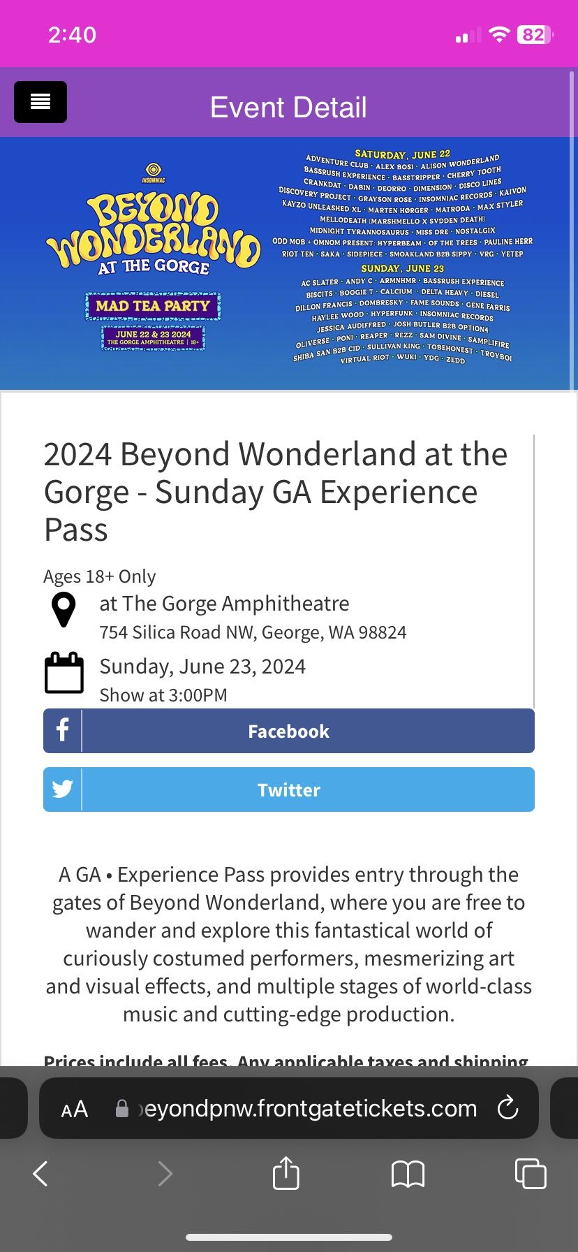 Beyond wonderland!