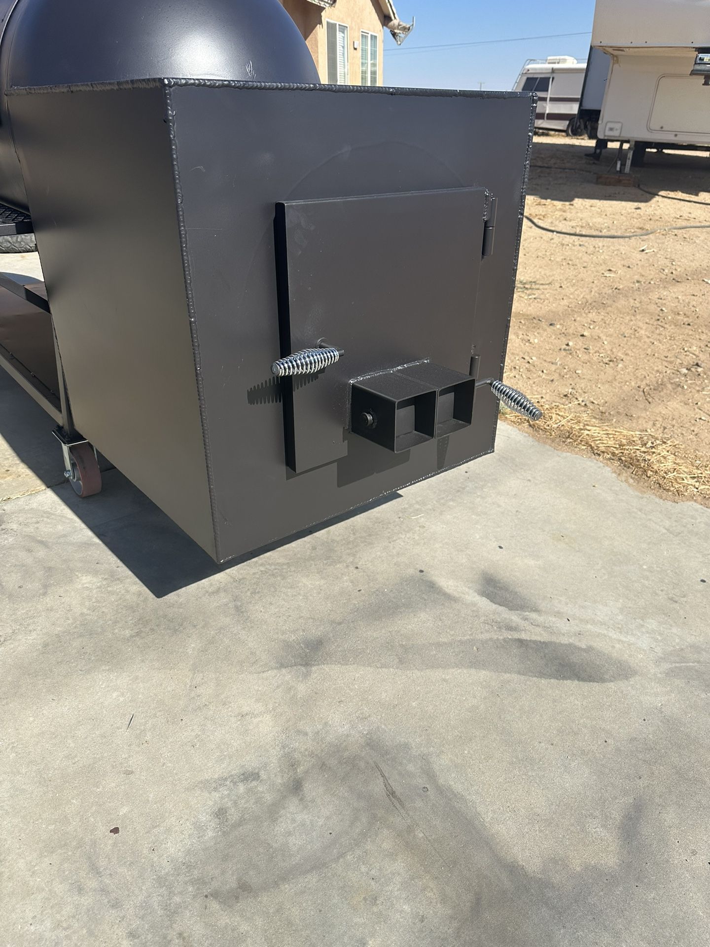 250 Gallon Offset smoker