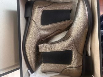Marsèll Gold Metallic Chelsea Boots US 8.5–9 / EU 39