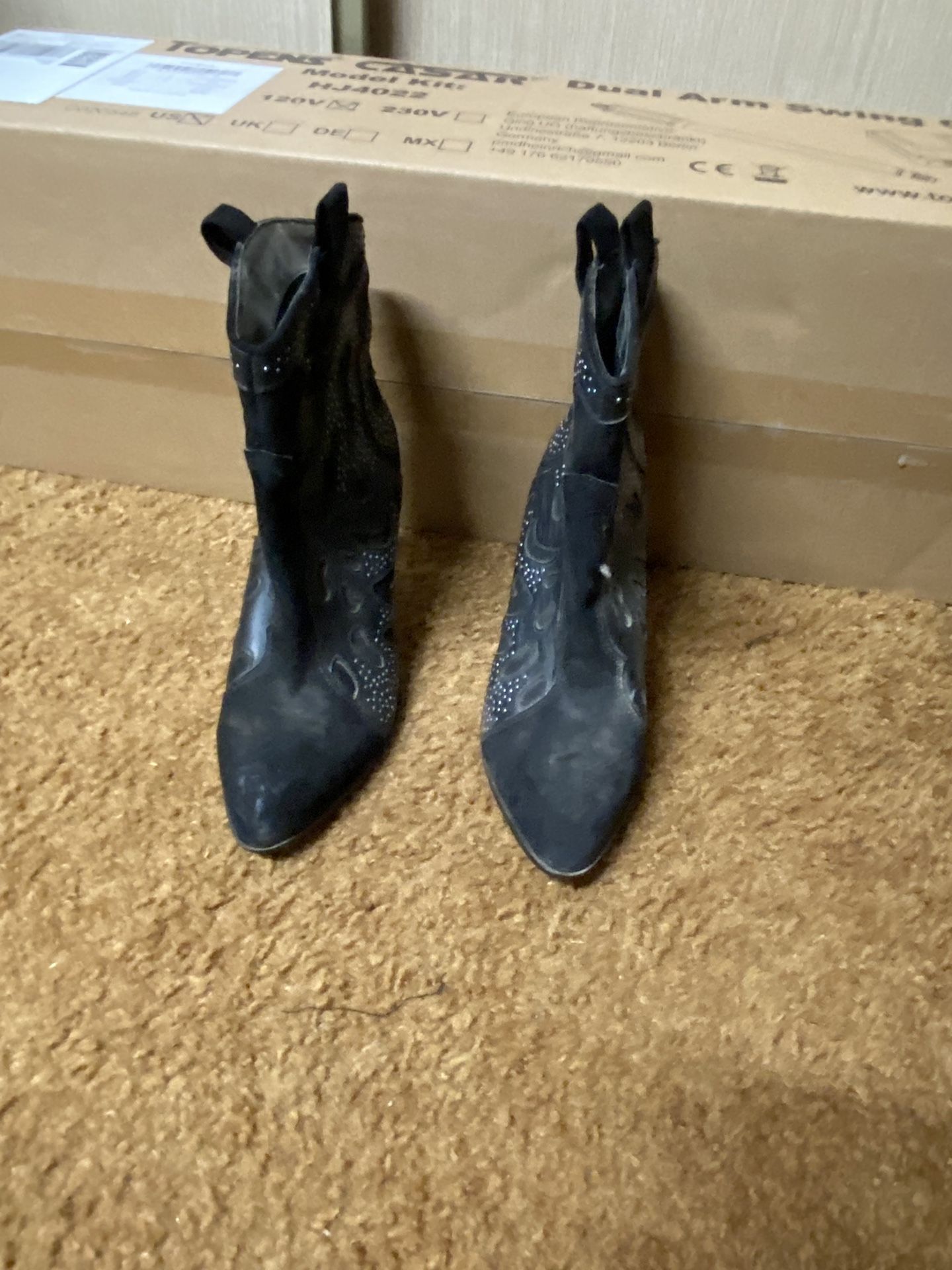 Black boots