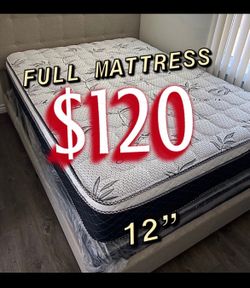 Full size pillow top mattress
