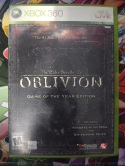 Elders Scrolls Oblivion Xbox 360 (Read Description)