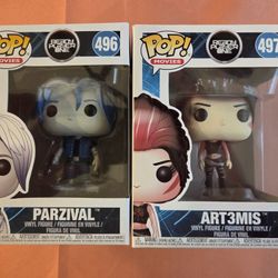 Funko Pop Ready Player One Parzival 496 & Art3mis 497